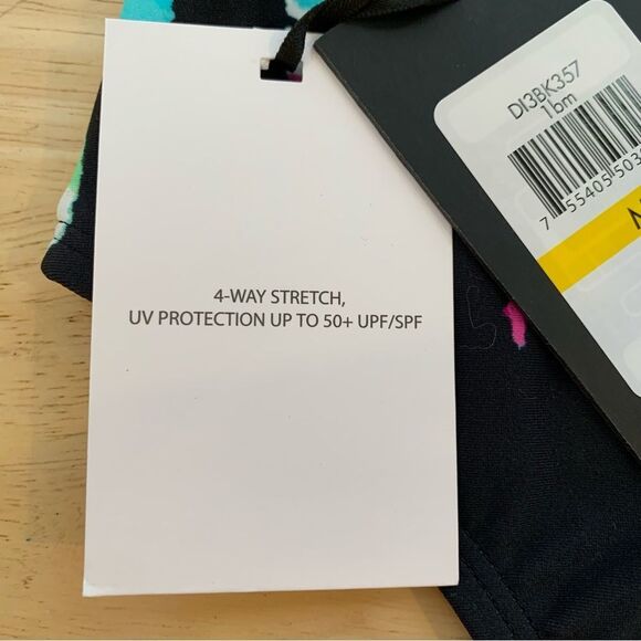 NWT DKNY women’s high waist tie dye bikini bottom size medium - Picture 7 of 9